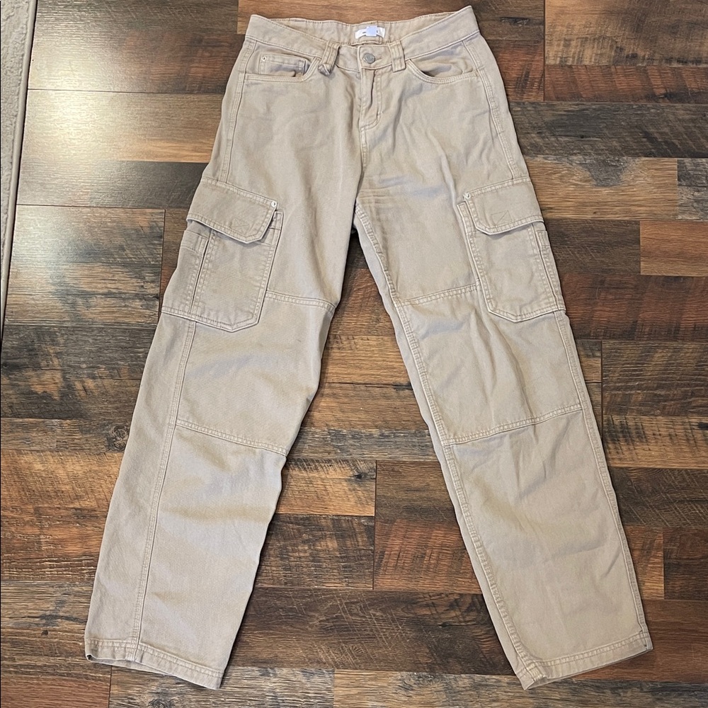 Tan Garage Cargo Pants